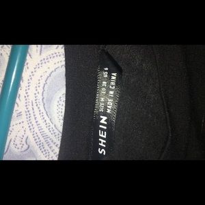 black shein sun shirt